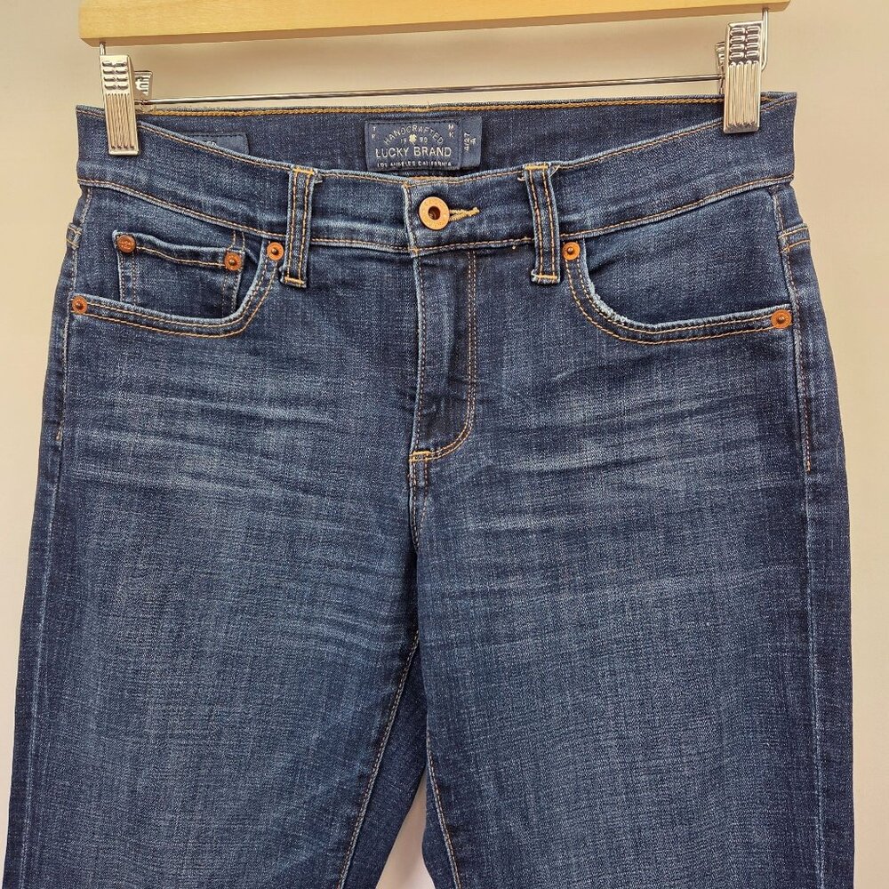 Lucky Brand Easy Rider Bootcut Jeans Dark Wash Size 4 - Picture 2 of 14